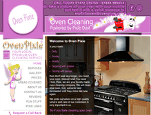 Tablet Screenshot of ovenpixie.com